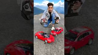 Big Size RC Ferrari Car vs Remote Control Audi Q7 Car Ki Testing rccar [upl. by Ednutey844]