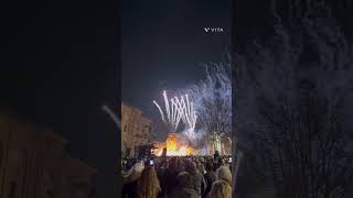 Last year fireworks at the Sismondo Castle in Rimini 🎆🎇 Watch the real show until the end🤩 [upl. by Onavlis]