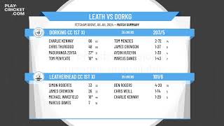 Leatherhead CC 1st XI v Dorking CC 1st XI [upl. by Gussi]