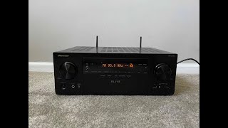 How to Factory Reset Pioneer Elite VSXLX302 72 4K Bluetooth WiFi Home Theater Surround Receiver [upl. by Decrem]