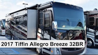 2017 Tiffin Allegro Breeze 32BR  Class A Diesel Motorhome [upl. by Tlevesoor]