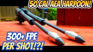 AEA Harpoon AIR POWERED Double Barrel 12 GA Pistol can shoot 50 CAL TOO [upl. by Noiztneb225]