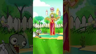 Plants VS Zombies  Kind Angel With Good People  PVZ 2 Animation pvz2 animation [upl. by Tiff]