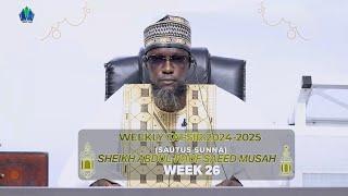 WEEK 26  WEEKLY QURAN TAFSIR AFA ABDUL RAUF 20242025  iSLAMLOG Official [upl. by Ainex503]