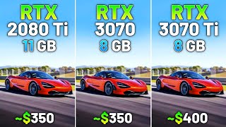 10 Games on RTX 2080 Ti vs RTX 3070 vs RTX 3070 Ti in 2023  4K [upl. by Brocky]