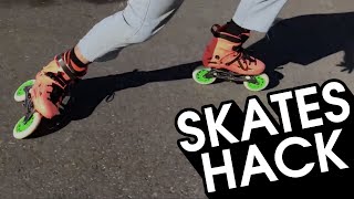 HOW TO GET USED TO NEW INLINE SKATES OR WHEELS QUICK  INLINE SKATING HACK [upl. by Morna]