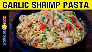 Garlic Shrimp Pasta Recipe [upl. by Catharina]