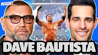 Dave Bautista On Recent Weight Loss Triple H Iconic Theme Music WWE Hall Of Fame Evolution [upl. by Landmeier86]