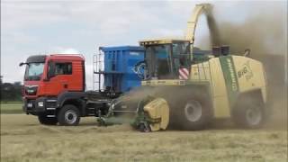 Gras häckseln 2018 Krone Big X 650 Deutz MAN Volvo Bergmann [upl. by Gipsy]