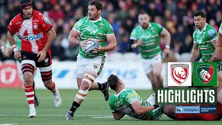 Highlights Gloucester Rugby v Leicester Tigers  Gallagher Premiership 2324 Round 7 [upl. by Lemraj]