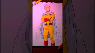 MindBlowing SAITAMA Drawing🤯 You Must See anime shorts [upl. by Lubow]