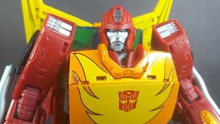 Transformers WFC Kingdom Rodimus Prime review en español [upl. by Nwahsuq]