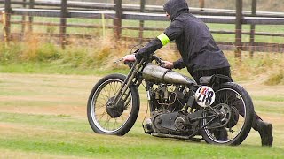 Once the FASTEST Motorcycle in the World Brough Superior SS100 put to Test on the Airstrip [upl. by Anotal487]