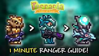 UPDATED Ranger Class Loadouts Guide  Terraria 144 Labor of Love Update [upl. by Aidan361]