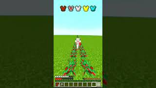 Minecraft Berry Damage vs Every armour😨 minecraft shorts [upl. by Isnam]