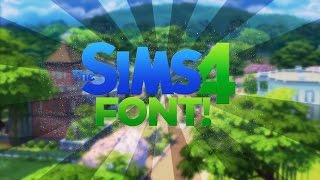 The Sims 4 Font [upl. by Yvad654]