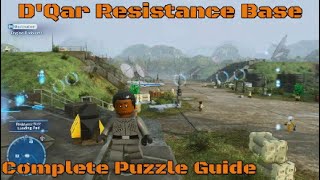 Resistance Base DQar Every Puzzle Guide Lego Star Wars Skywalker Saga [upl. by Eiliab]