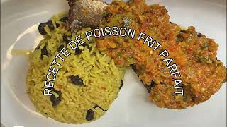 RECETTE DE POISSON FRIT pourtoi food [upl. by Akemrej]