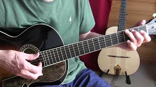 EZ Fingerpicking Lesson  My Creole Belle  Free TAB [upl. by Barber]