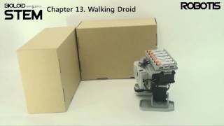 Bioloid Stem Robotis Tutorial Walking Droid [upl. by Eeleak]