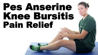 Pes Anserine Knee Bursitis Stretches amp Exercises  Ask Doctor Jo [upl. by Merrili845]