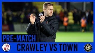 PREMATCH 📺  Simon Weaver ahead of Crawley test [upl. by Queen658]