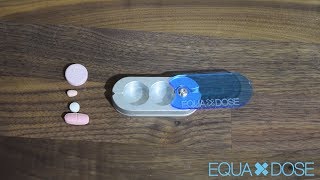 Equadose Pill Cutter Perfect Halves  New Instructional Video [upl. by Aluino]