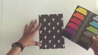 Making an Easy Custom Tabbed Filofax A5 Planner Divider [upl. by Kreis]