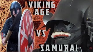 Deadliest Warriors Viking Age Vs Samurai Armor Ragnar to William [upl. by Eiwoh115]