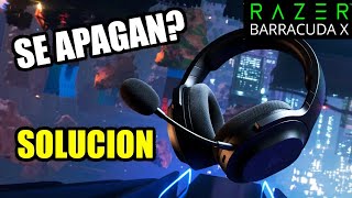 Razer Barracuda X se apagan solos 🔴SOLUCION [upl. by Omrellig]