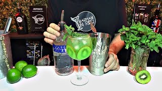 BEBIDA DIAMANTE VERDE CON VODKA CÓMO HACERLA PASO A PASO [upl. by Oniger]