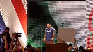 Santino Marella Entrance  Raw SuperShow London  16412 [upl. by Cirdnek503]