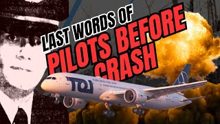 The last words of pilots before crash [upl. by Reyem912]