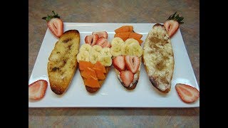 Bolillos con Nata y mantequilla y fruta para Desayunos [upl. by Einnaf311]