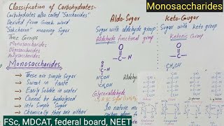 Monosaccharides  monosaccharides class 11  D glucose vs L glucose [upl. by Neret468]