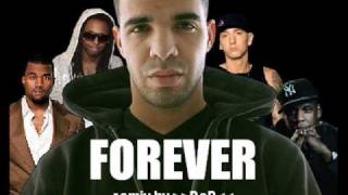 Drake ft Kanye West Lil Wayne Eminem amp JayZ  Forever remix [upl. by Kapeed]