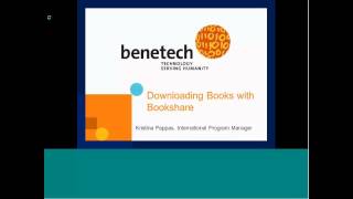 Webinar on online access amp downloading books from CELA and Bookshare [upl. by Aurora]