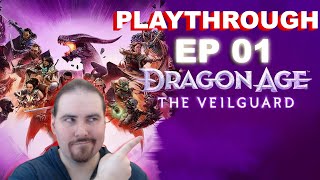 LIVE Bioware back to form Dragon Age the Veilguard Playthrough EP01 begins Which class to play [upl. by Ioved589]