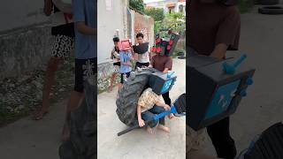 Tire flipping challenge to see who is the strongest skibiditoilet funny speaker skibidi comedy [upl. by Emmons521]