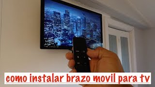 como instalar una tv en la pared fácil y rápido [upl. by Aihsakal928]