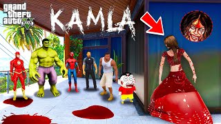 KAMLA Ghost Playing Hide amp Seek With FranklinShinchan amp All Avengers In GTA 5  KAMLA Ghost GTA 5 [upl. by Stoller]