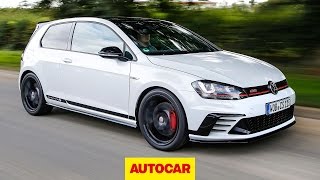 Volkswagen Golf GTI Clubsport S  On board Nürburgring Record Lap  Autocar [upl. by Reivaj]