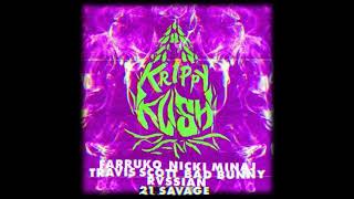 Farruko Nicki Minaj Travis Scott 21 Savage  Krippy Kush Remix ft Bad Bunny Rvssian [upl. by Rhianon]