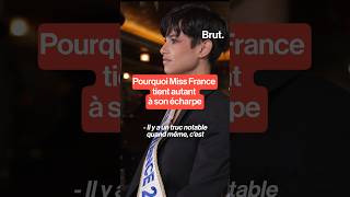 Pourquoi Miss France tient autant à son écharpe [upl. by Akinehc]