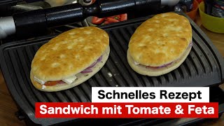 Ein schnelles Rezept für Sandwiches im Tefal OptiGrill [upl. by Tilagram]