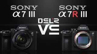 Sony alpha a7 III vs Sony alpha a7R III [upl. by Wiltsey]