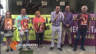 Familiares de caso Narvarte se manifiestan en la PGJCDMX [upl. by Capp738]