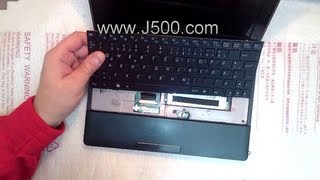 Disassembly Clevo Netbook intellibook Repair Replace Guide [upl. by Ainimreh]