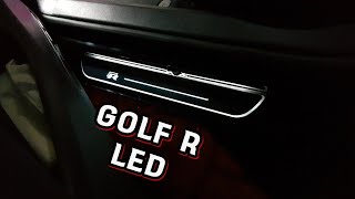 How to Install Golf R LED Door Sills In VW Golf MK6 [upl. by Josefina]