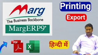 सेल बिल और लेजर प्रिंट कैसे करें  Print Gst billing Marg सॉफ्टवेयर  marg me print kaise nikale [upl. by Ahsitniuq]